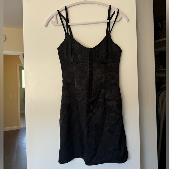 NASTY GAL JACQUARD MINI DRESS // US 6 - Picture 6 of 7